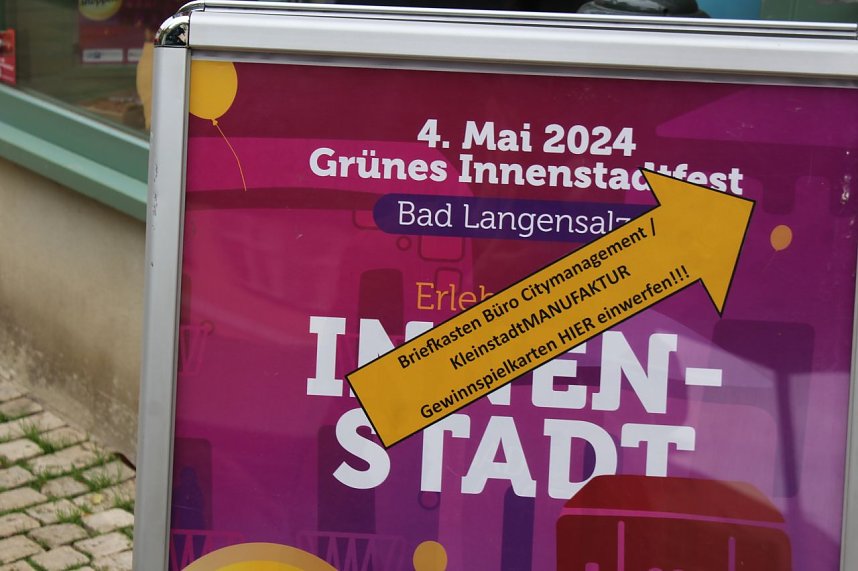 Gr&uuml;nes innenstadtfest in Bad Langensalza 