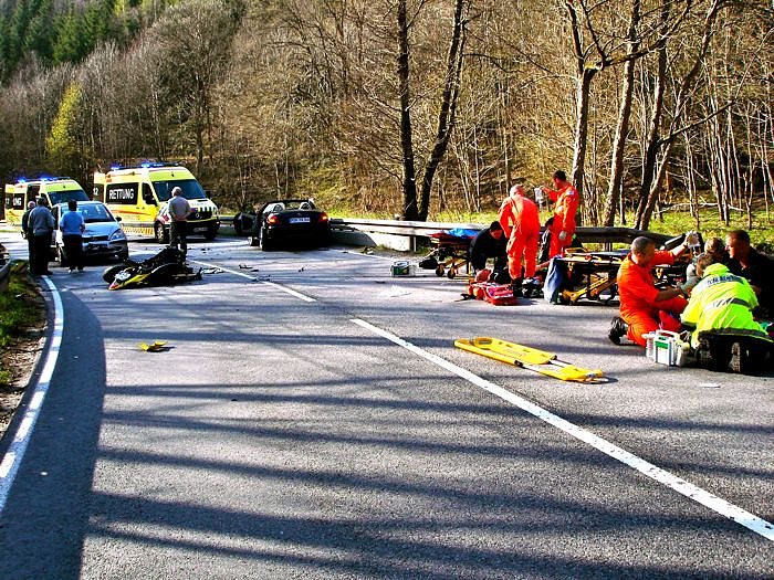 Schwerer Unfall