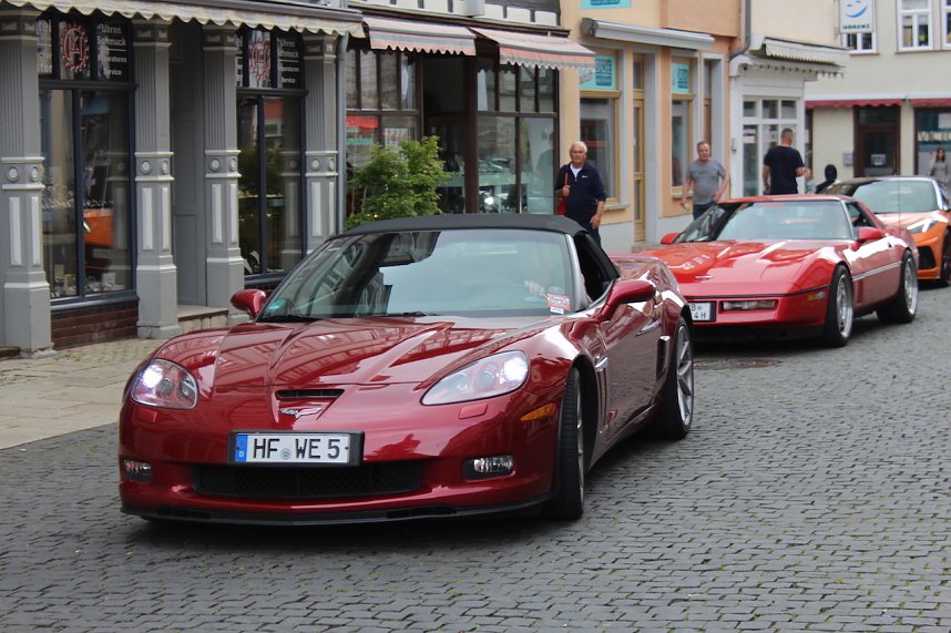 Gro&szlig;es Corvette-Treffen in Bad Langensalza