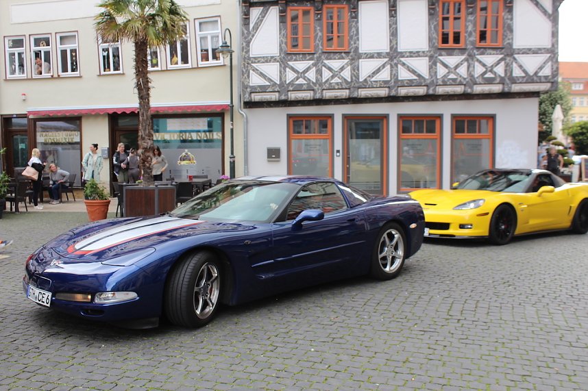 Gro&szlig;es Corvette-Treffen in Bad Langensalza