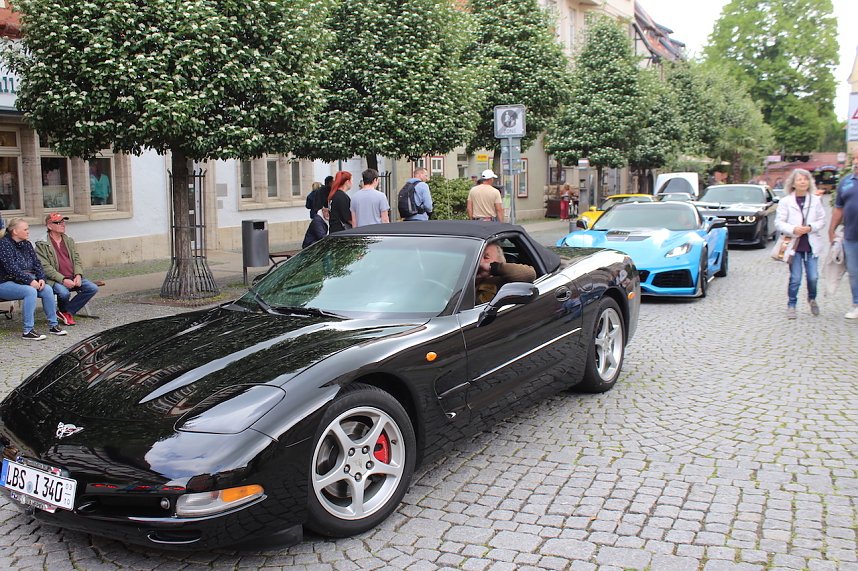 Gro&szlig;es Corvette-Treffen in Bad Langensalza