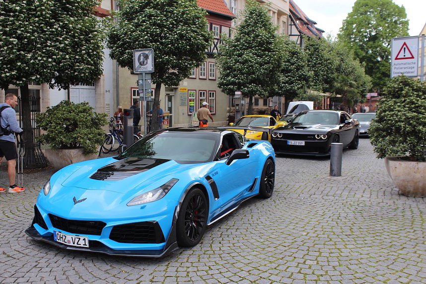 Gro&szlig;es Corvette-Treffen in Bad Langensalza