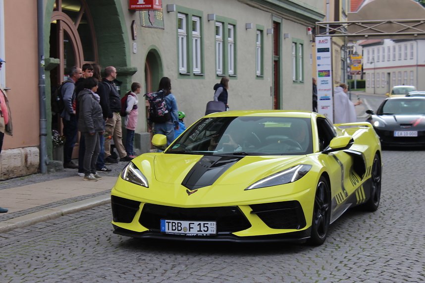 Gro&szlig;es Corvette-Treffen in Bad Langensalza