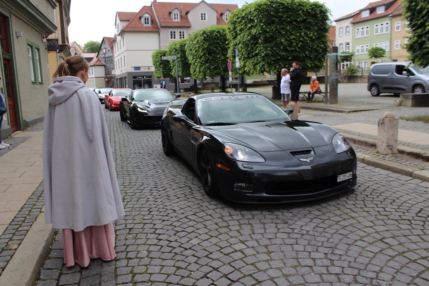 Gro&szlig;es Corvette-Treffen in Bad Langensalza