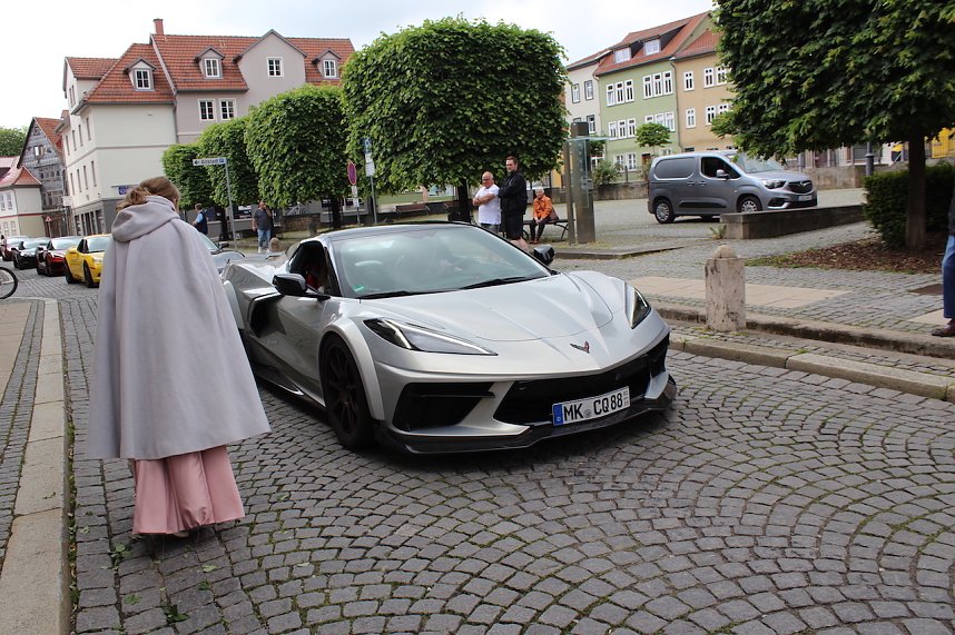 Gro&szlig;es Corvette-Treffen in Bad Langensalza