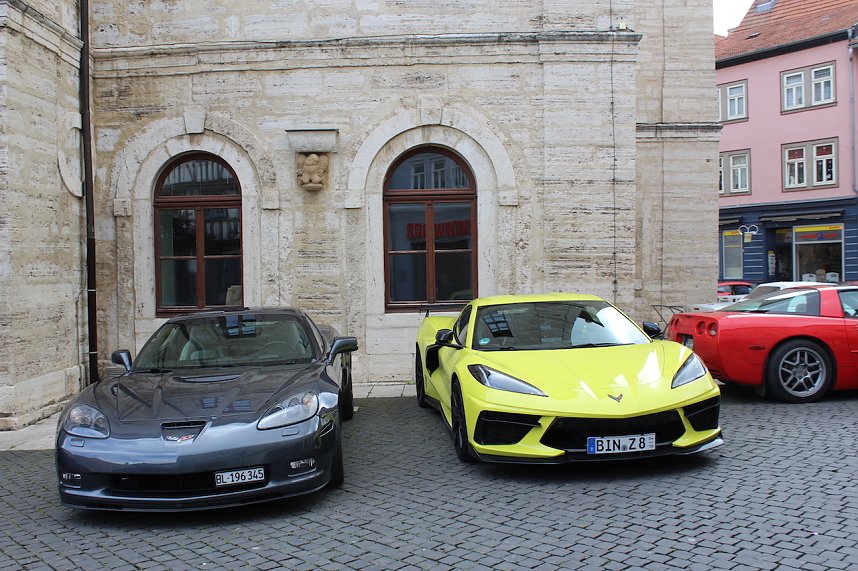 Gro&szlig;es Corvette-Treffen in Bad Langensalza