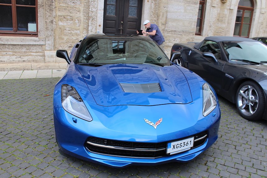 Gro&szlig;es Corvette-Treffen in Bad Langensalza