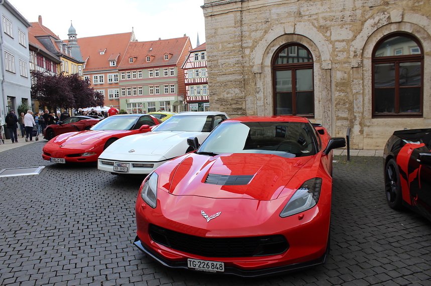 Gro&szlig;es Corvette-Treffen in Bad Langensalza