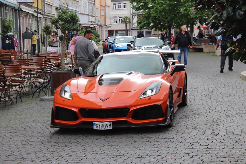 Gro&szlig;es Corvette-Treffen in Bad Langensalza