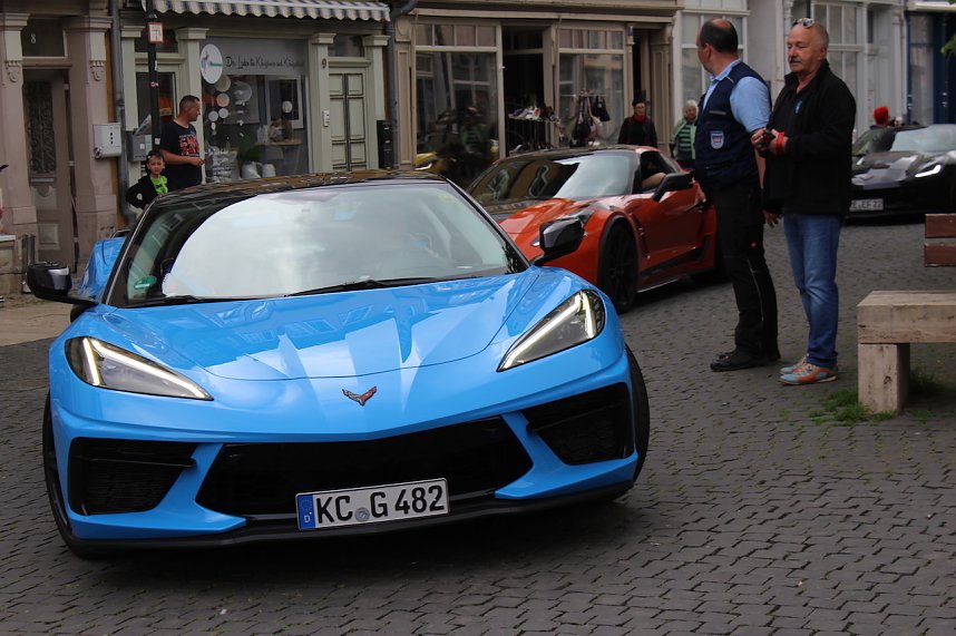 Gro&szlig;es Corvette-Treffen in Bad Langensalza