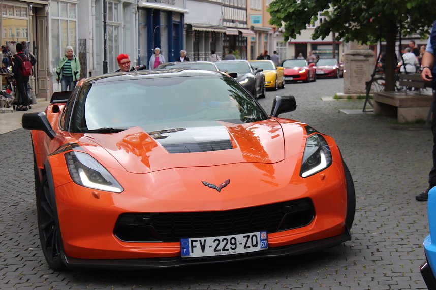 Gro&szlig;es Corvette-Treffen in Bad Langensalza
