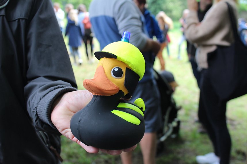 An der Seufzerallee heute Vormittag