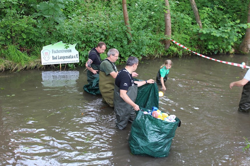 Beim Zieleinlauf im Riedgraben