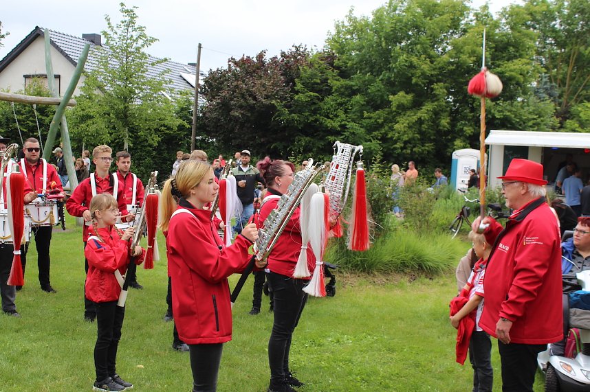 Beim Zieleinlauf im Riedgraben