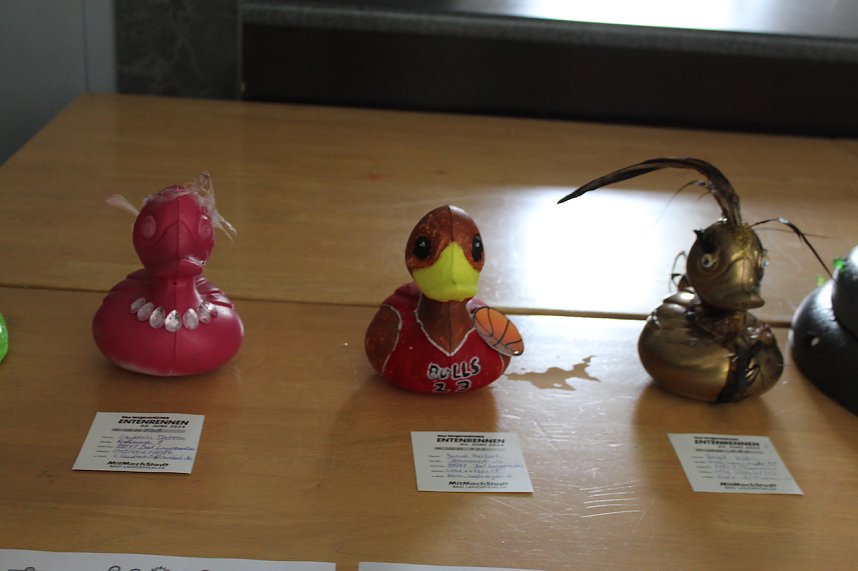 Beim Zieleinlauf im Riedgraben