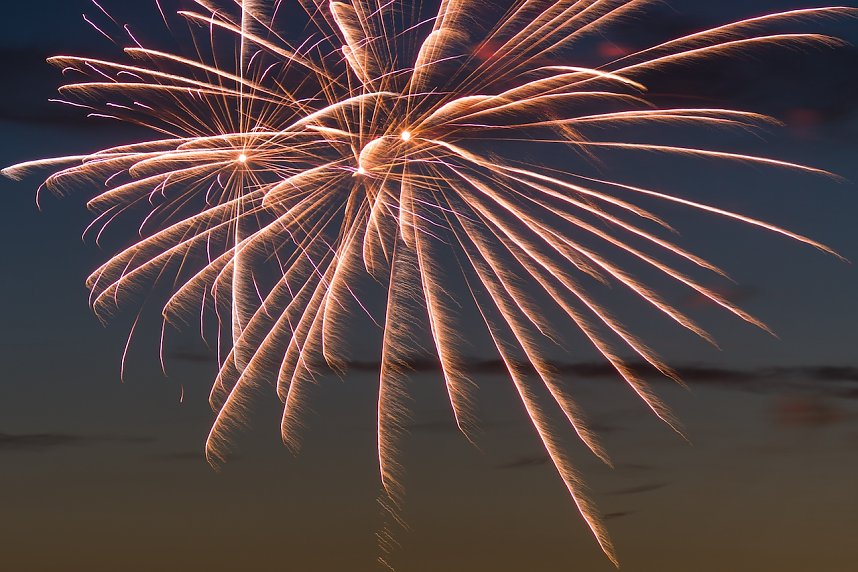 Feuerwerk zum Brunnenfest 2024
