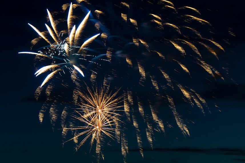 Feuerwerk zum Brunnenfest 2024