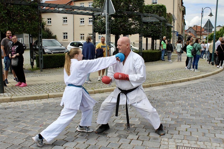 Farbenfroher Festumzug zum 211. Brunnenfest in Bad Langensalza