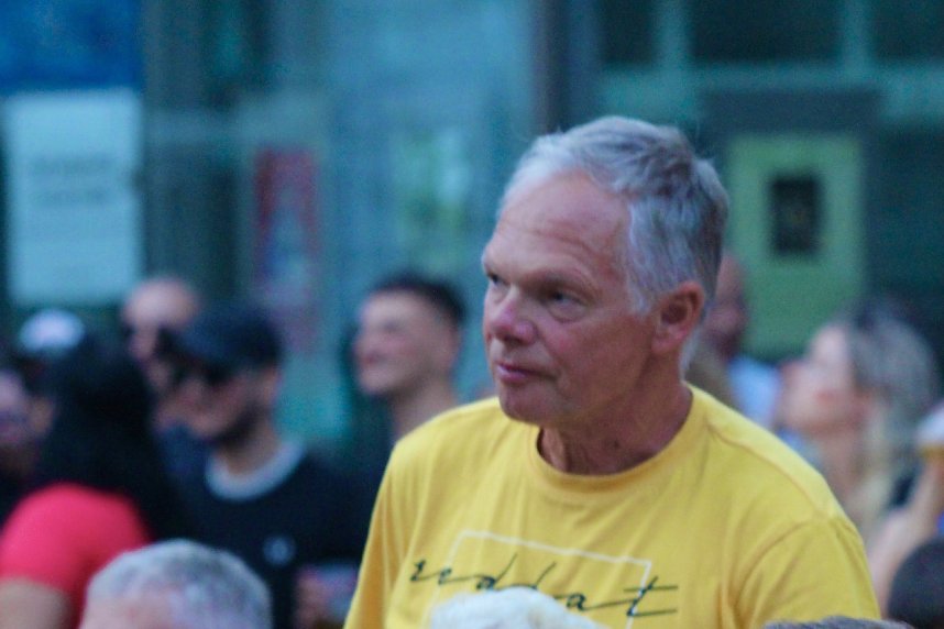 Public Viewing auf dem Neumarkt in Bad Langensalza zum Achtelfinalspiel der EM 2024 - Deutschland gegen D&auml;nemark
