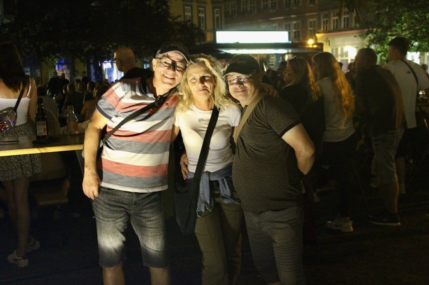 Public Viewing auf dem Neumarkt in Bad Langensalza zum Achtelfinalspiel der EM 2024 - Deutschland gegen D&auml;nemark
