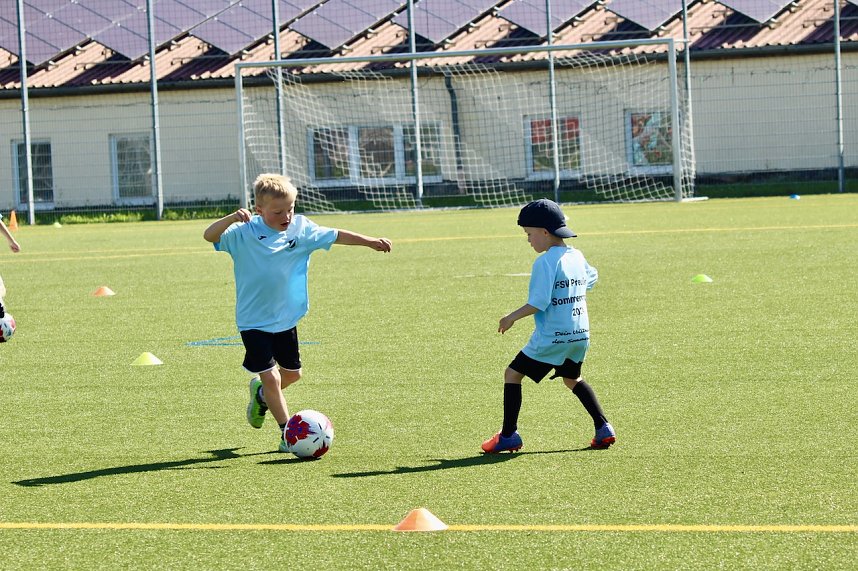 Fussball-Sommercamp im Stadion der Freundschaft in Bad Langensalza
