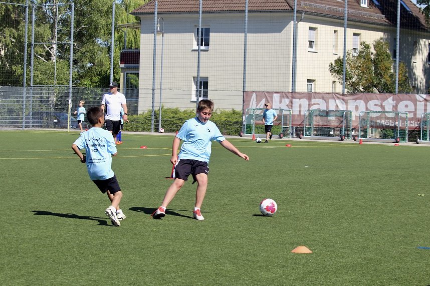 Fussball-Sommercamp im Stadion der Freundschaft in Bad Langensalza
