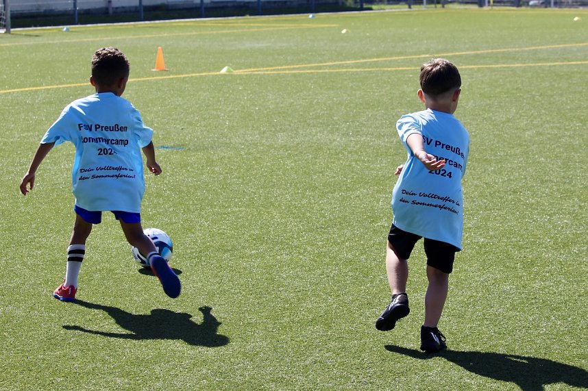 Fussball-Sommercamp im Stadion der Freundschaft in Bad Langensalza