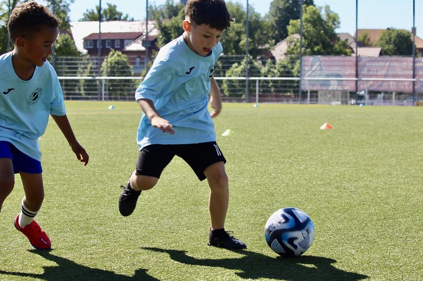 Fussball-Sommercamp im Stadion der Freundschaft in Bad Langensalza