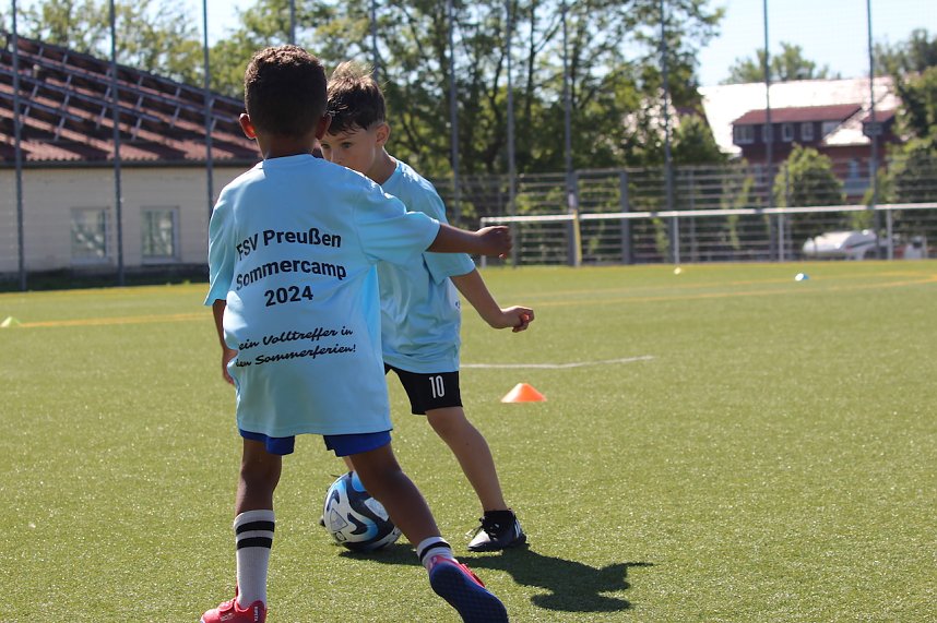 Fussball-Sommercamp im Stadion der Freundschaft in Bad Langensalza