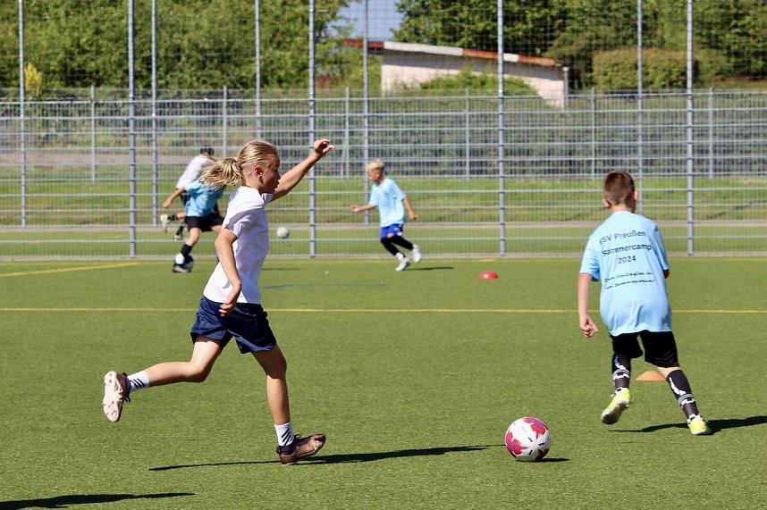 Fussball-Sommercamp im Stadion der Freundschaft in Bad Langensalza