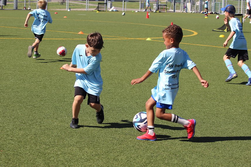 Fussball-Sommercamp im Stadion der Freundschaft in Bad Langensalza