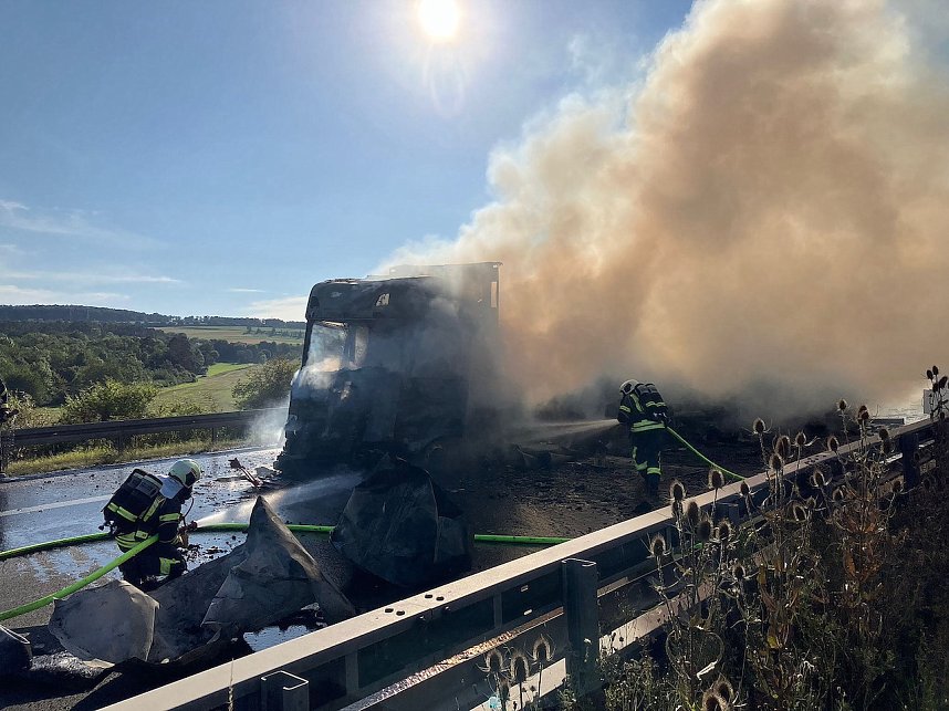 Unfall auf der Autobahn 38 bei Arenshausen