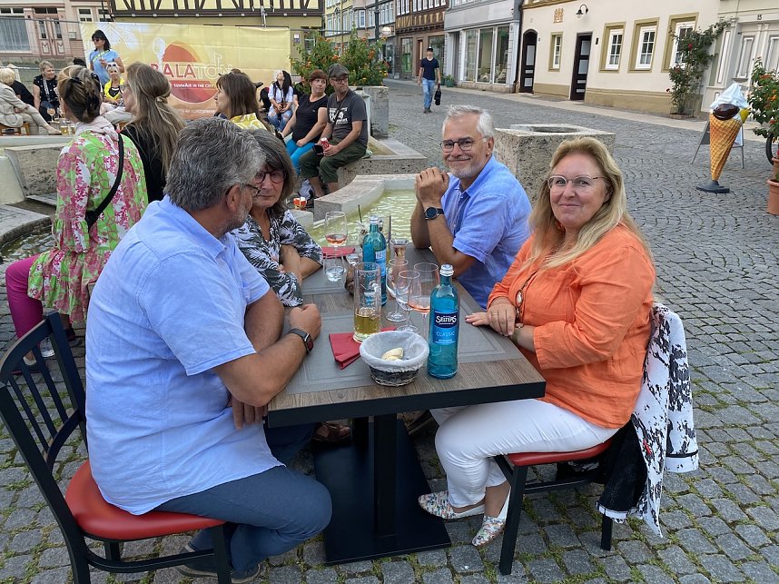 Wundervolle Abendstimmung an der Marktkirche
