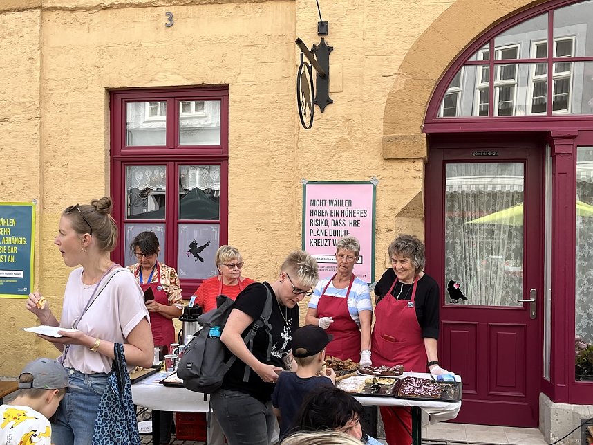 Wahlkampftag in Bad Langensalza