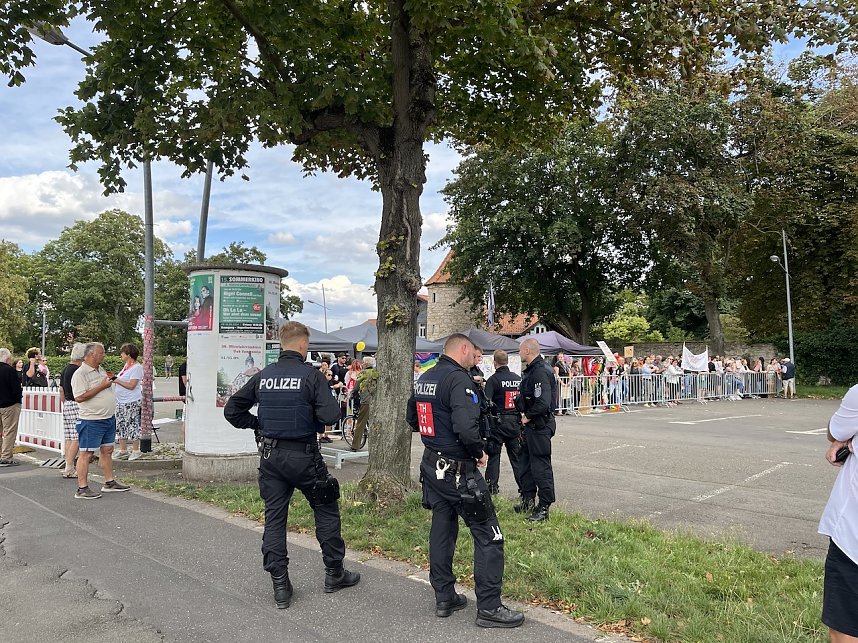 Wahlkampftag in Bad Langensalza
