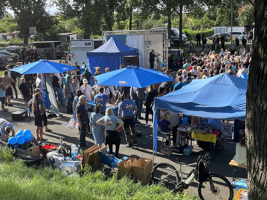 Wahlkampftag in Bad Langensalza