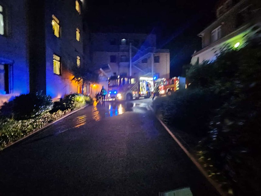 Brand im Krankenhaus