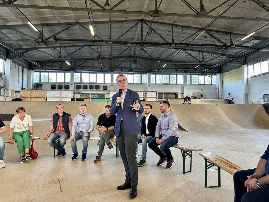 Phillip Amthor zu Besuch in M&uuml;hlhausen