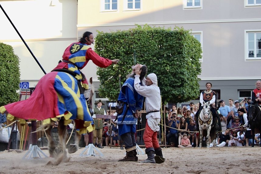 Hochprofessionelle Reitershow mit "Wenzel Ritterspiele"