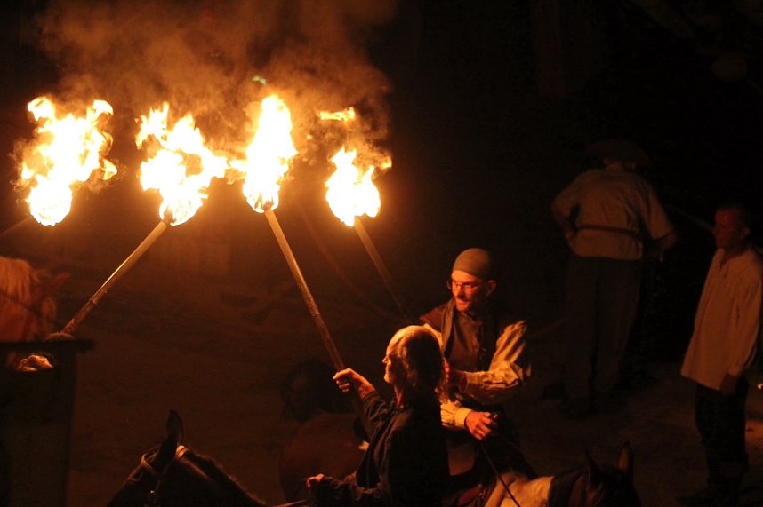 Hochprofessionelle Reitershow mit "Wenzel Ritterspiele"