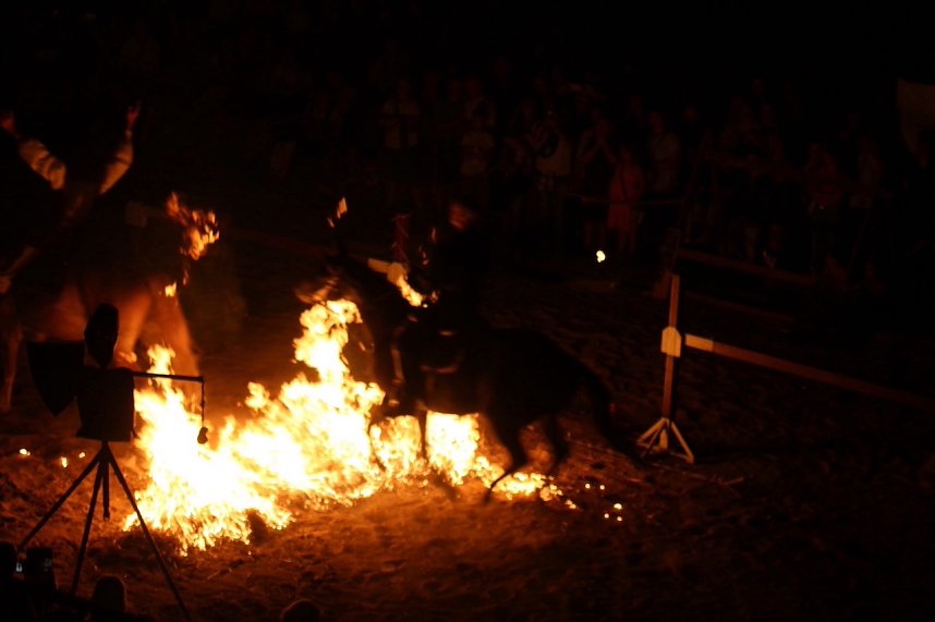 Hochprofessionelle Reitershow mit "Wenzel Ritterspiele"