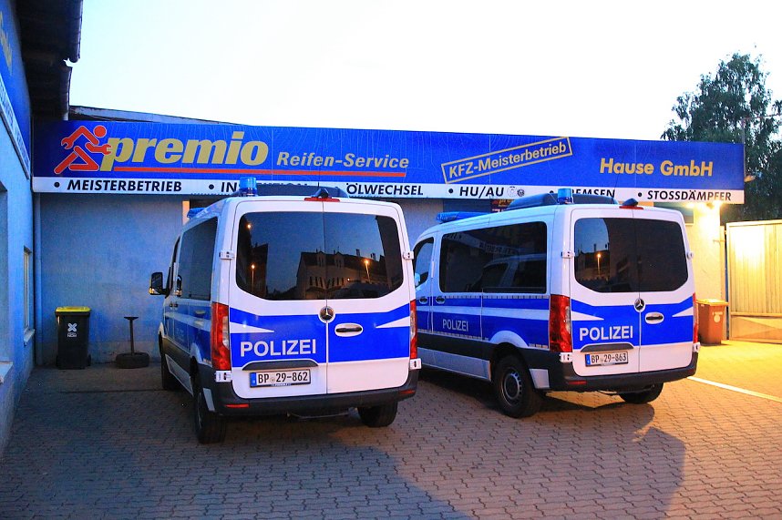 Razzia im Zusammenhang mit Schleuserkriminalit&auml;t 