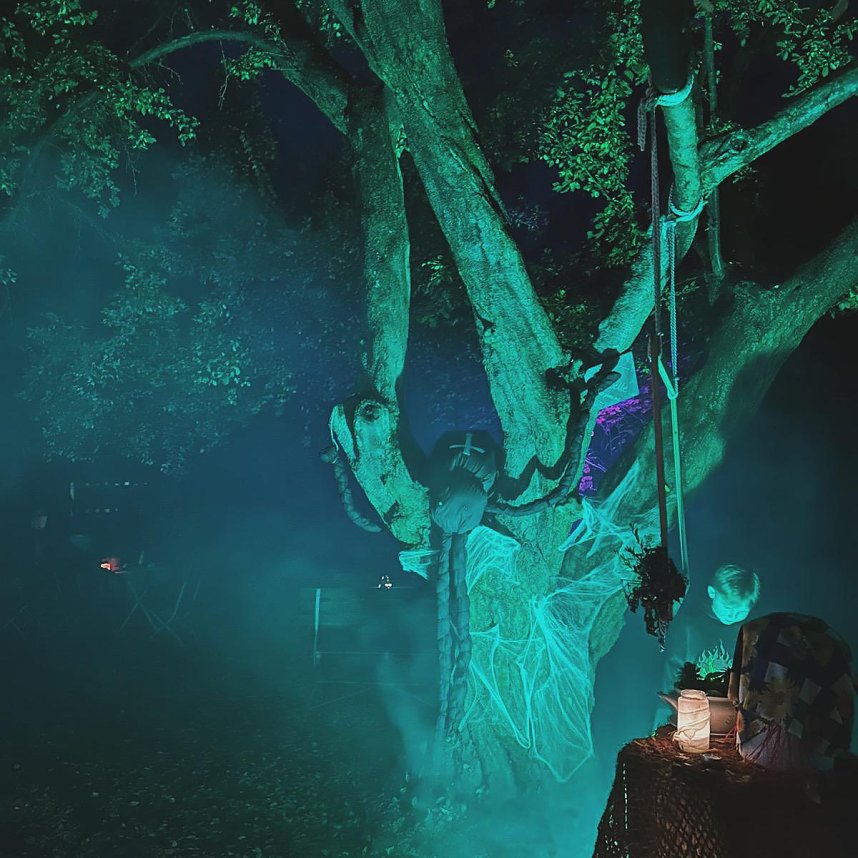 Viele Sachen waren zum f&uuml;rchten oder einfach eklig: Kinderspuk im NaturGarten