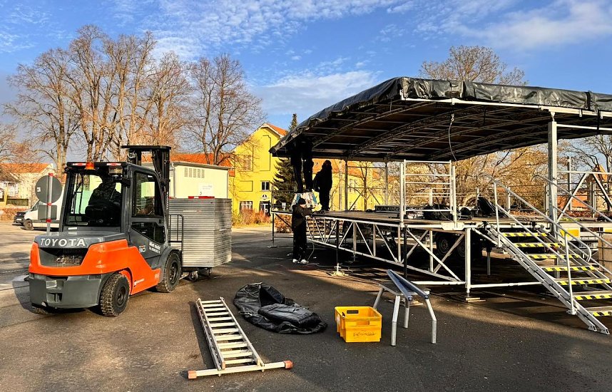 Jahnplatz heute Morgen