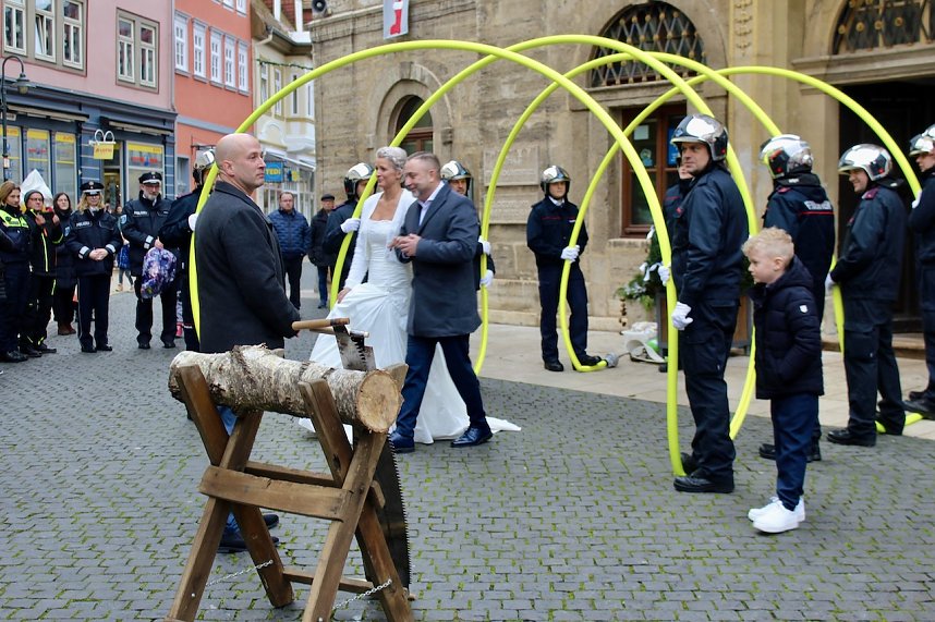 Hochzeit des B&uuml;rgermeisters Matthias Reinz in Bad Langensalza
