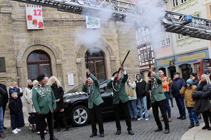 Hochzeit des B&uuml;rgermeisters Matthias Reinz in Bad Langensalza
