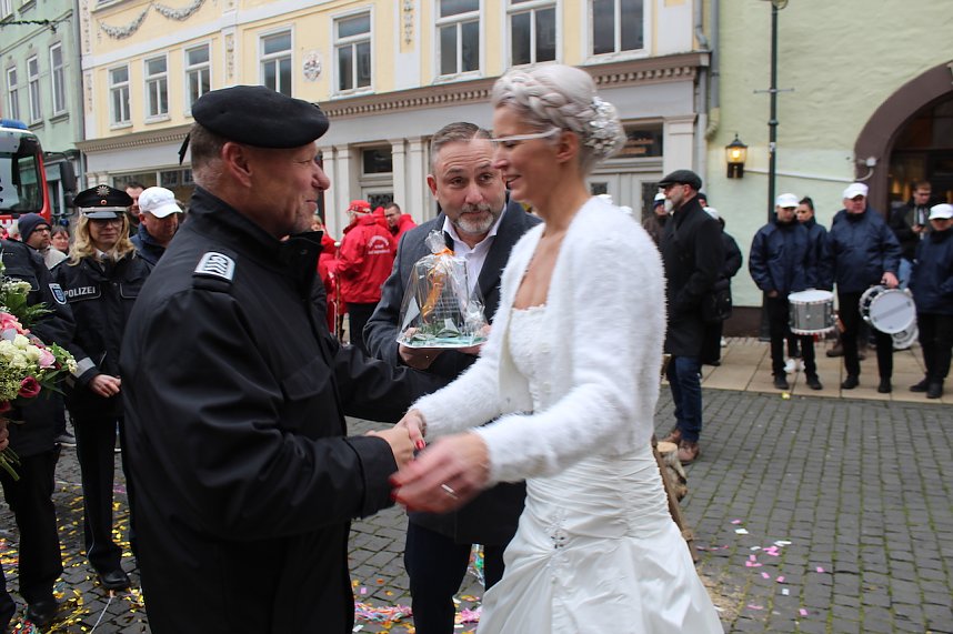 Hochzeit des B&uuml;rgermeisters Matthias Reinz in Bad Langensalza