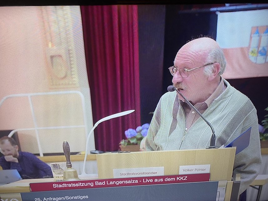 Das Jahr 2024 in Bad Langensalza - Ronald Fromm geht nach 33 Jahren im Stadtdienst in seinen wohlverdienten Ruhestand (Monitorfoto)