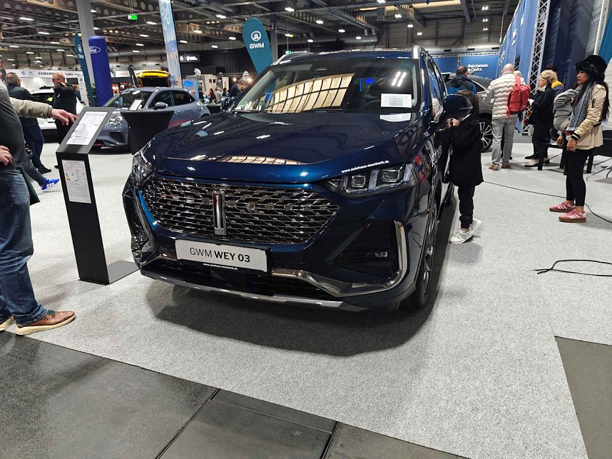 Peter Blei unterwegs auf der Automesse Erfurt