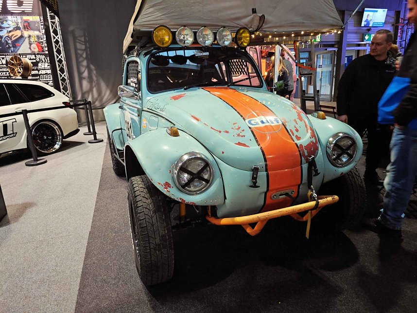 Peter Blei unterwegs auf der Automesse Erfurt